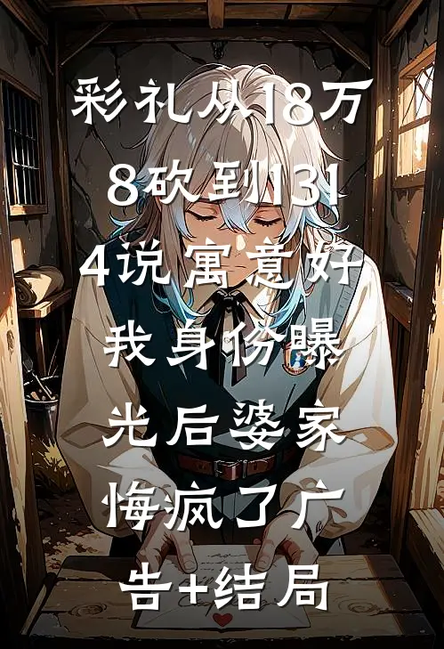 彩礼从18万8砍到1314说寓意好，我身份曝光后婆家悔疯了广告+结局