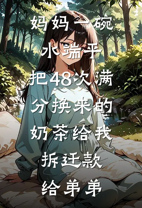 妈妈一碗水端平，把48次满分换来的奶茶给我，拆迁款给弟弟