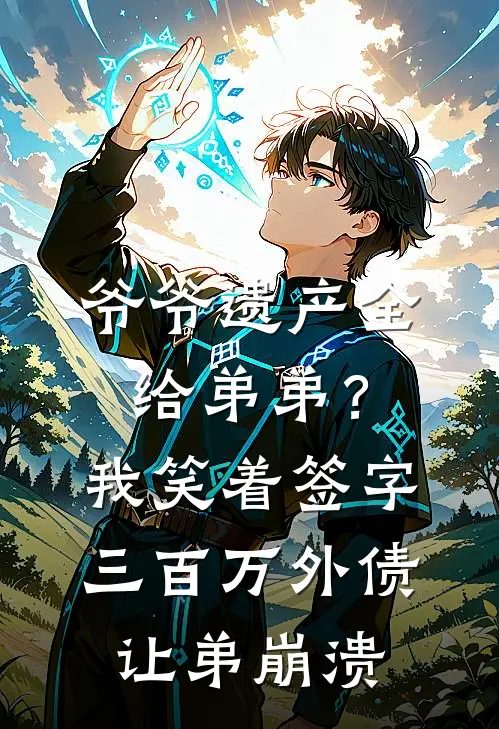 爷爷遗产全给弟弟？我笑着签字，三百万外债让弟崩溃