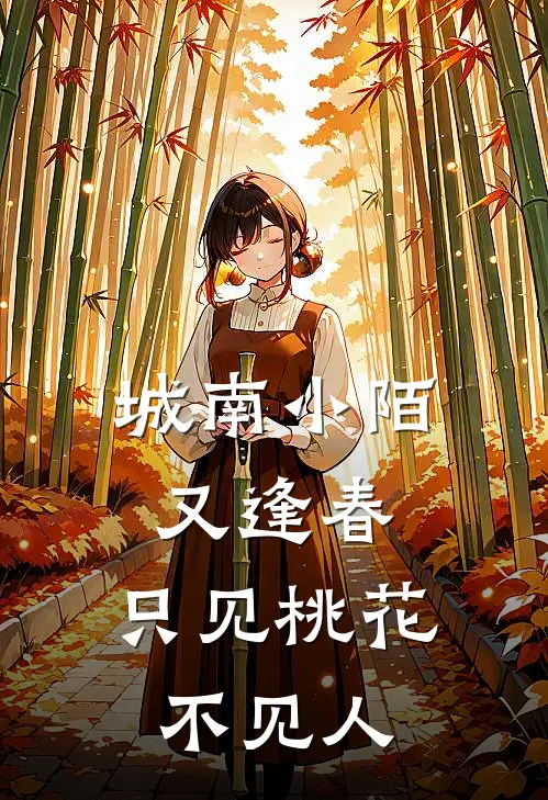 城南小陌又逢春，只见桃花不见人