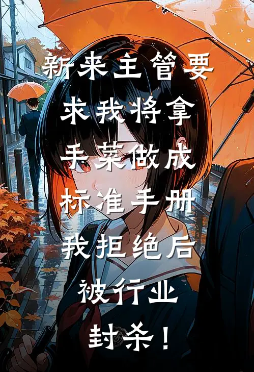 新来主管要求我将拿手菜做成标准手册，我拒绝后，被行业封杀！