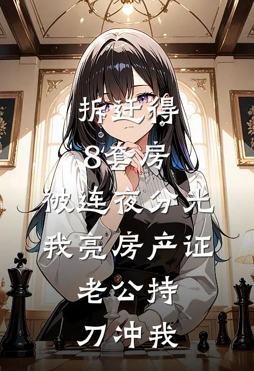拆迁得8套房，被连夜分光，我亮房产证，老公持刀冲我