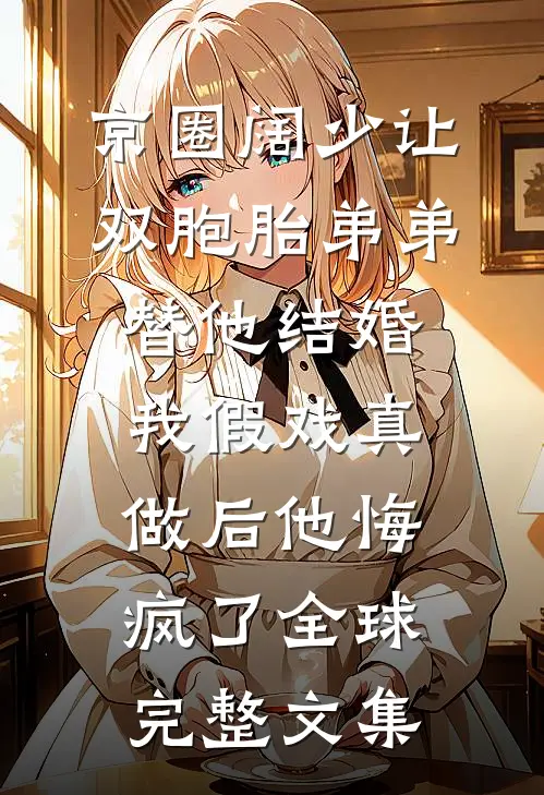 京圈阔少让双胞胎弟弟替他结婚，我假戏真做后他悔疯了全球完整文集