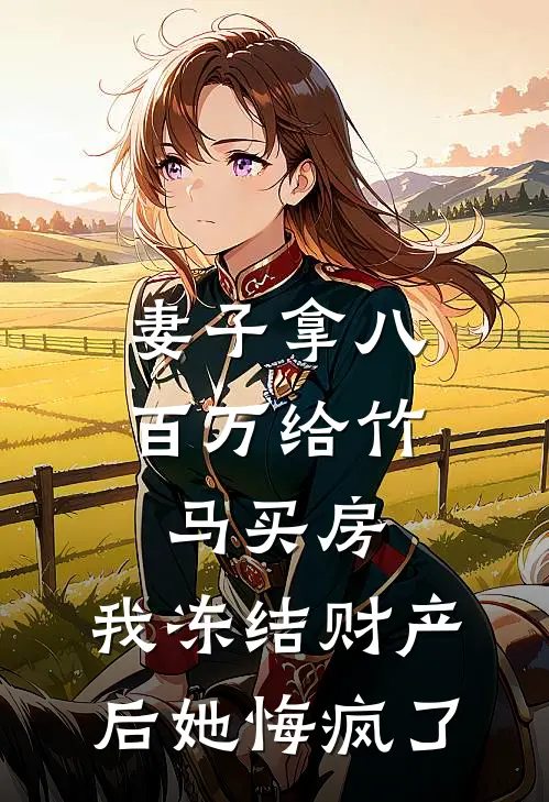 妻子拿八百万给竹马买房，我冻结财产后她悔疯了