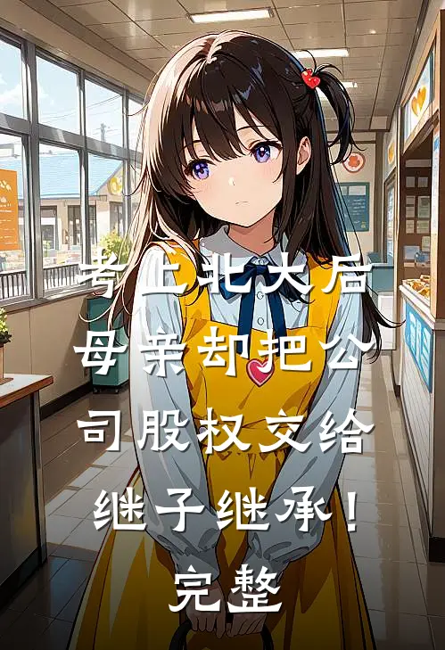 考上北大后，母亲却把公司股权交给继子继承！完整