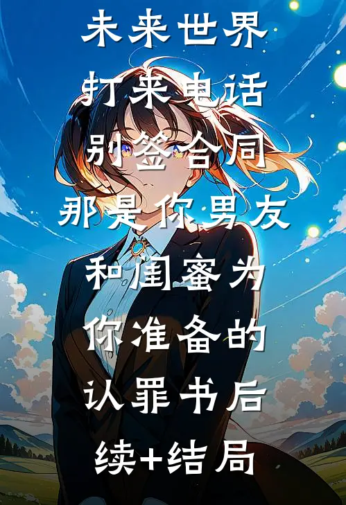 未来世界打来电话：别签合同，那是你男友和闺蜜为你准备的认罪书后续+结局