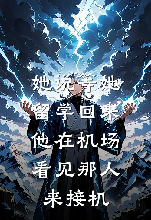 她说等她留学回来，他在机场看见那人来接机