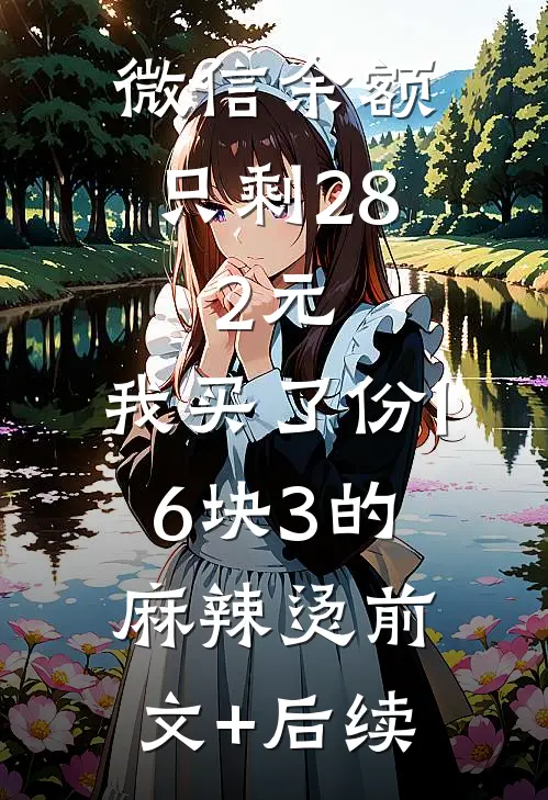 微信余额只剩28.2元，我买了份16块3的麻辣烫前文+后续
