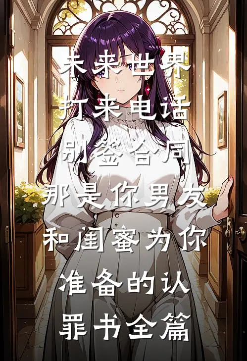未来世界打来电话：别签合同，那是你男友和闺蜜为你准备的认罪书全篇