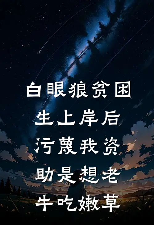 白眼狼贫困生上岸后，污蔑我资助是想老牛吃嫩草