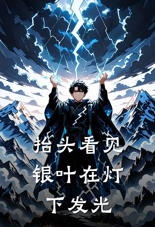 抬头看见银叶在灯下发光