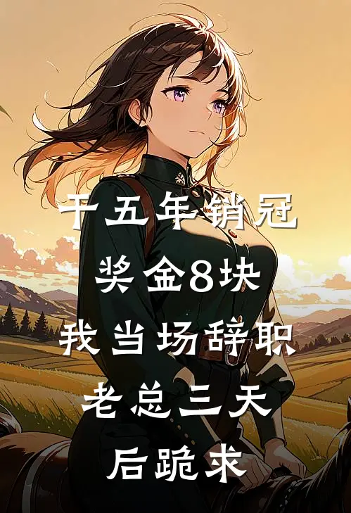 干五年销冠奖金8块，我当场辞职，老总三天后跪求