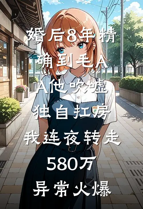 婚后8年精确到毛AA他吹嘘独自扛房，我连夜转走580万异常火爆