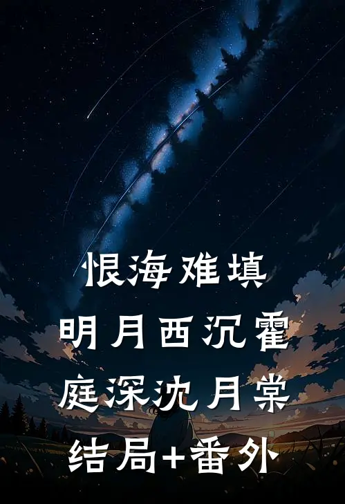恨海难填，明月西沉霍庭深沈月棠结局+番外