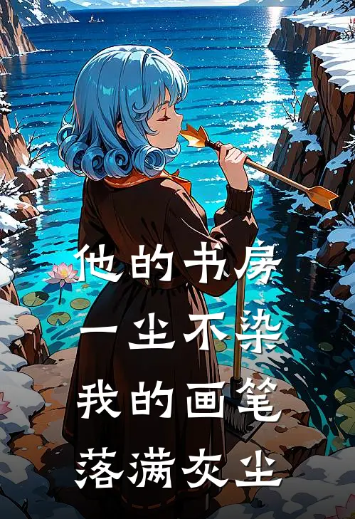 他的书房一尘不染，我的画笔落满灰尘