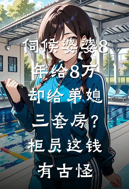 伺候婆婆8年给8万，却给弟媳三套房？柜员：这钱有古怪