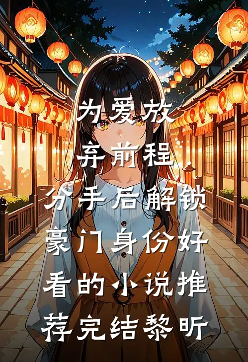 为爱放弃前程，分手后解锁豪门身份好看的小说推荐完结黎昕