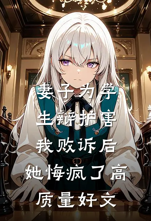 妻子为学生辩护害我败诉后，她悔疯了高质量好文