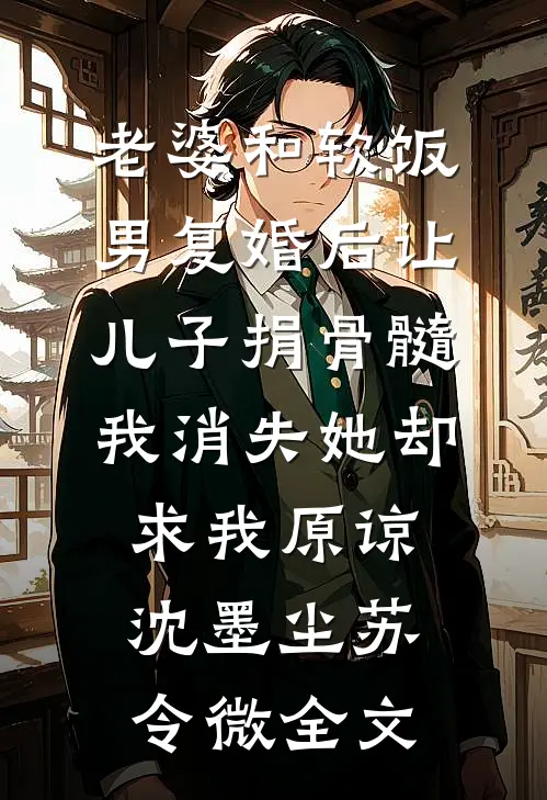 老婆和软饭男复婚后让儿子捐骨髓，我消失她却求我原谅沈墨尘苏令微全文