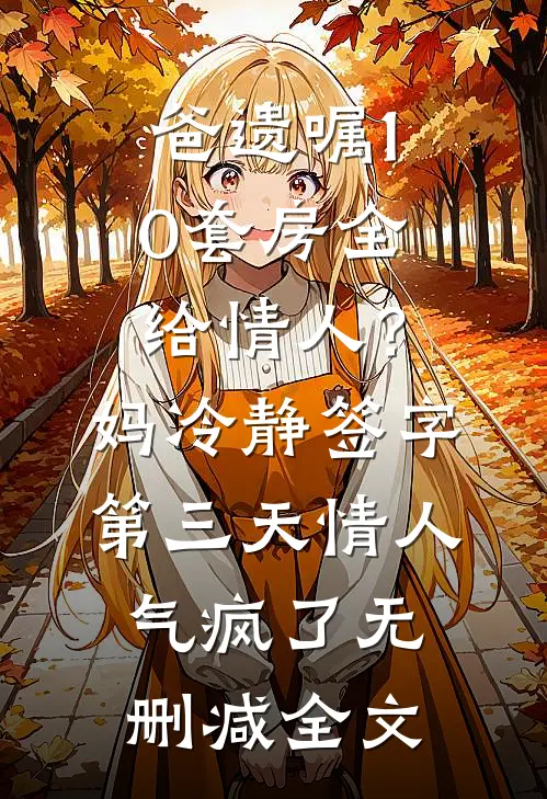 爸遗嘱10套房全给情人？妈冷静签字，第三天情人气疯了无删减全文