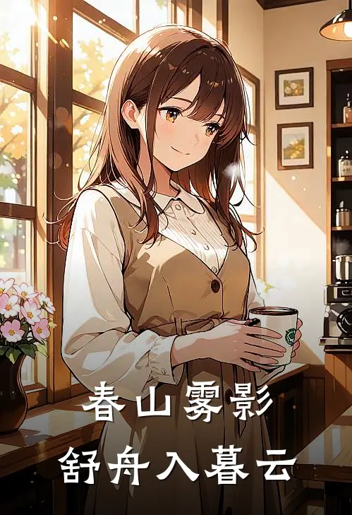 春山雾影，舒舟入暮云