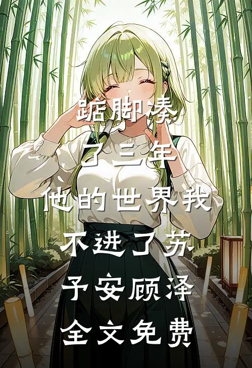 踮脚凑了三年，他的世界我不进了苏予安顾泽全文免费