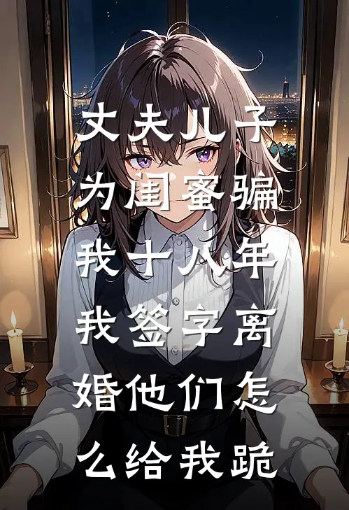 丈夫儿子为闺蜜骗我十八年，我签字离婚他们怎么给我跪