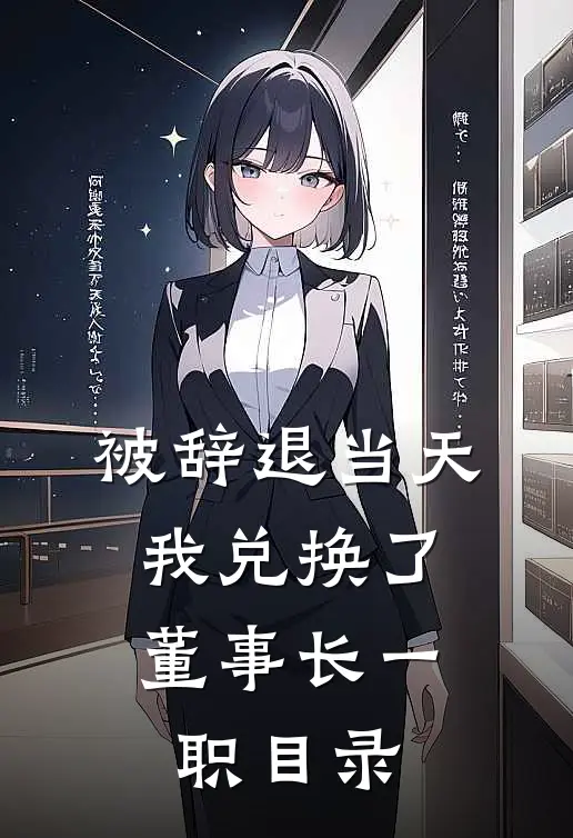 被辞退当天，我兑换了董事长一职目录