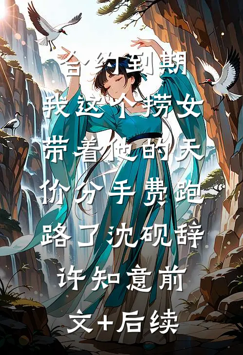 合约到期，我这个捞女带着他的天价分手费跑路了沈砚辞许知意前文+后续