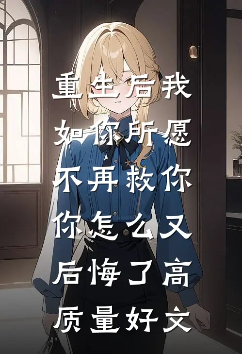 重生后我如你所愿不再救你，你怎么又后悔了高质量好文