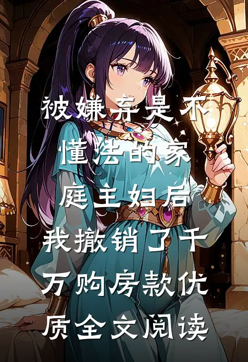 被嫌弃是不懂法的家庭主妇后，我撤销了千万购房款优质全文阅读
