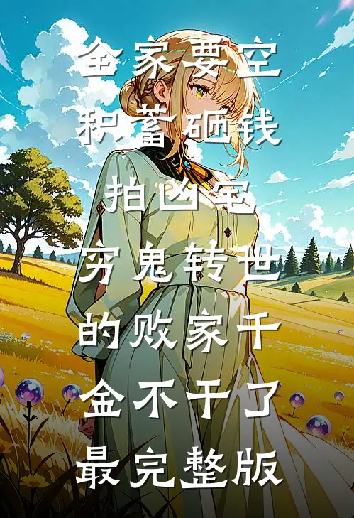 全家要空积蓄砸钱拍凶宅，穷鬼转世的败家千金不干了最完整版