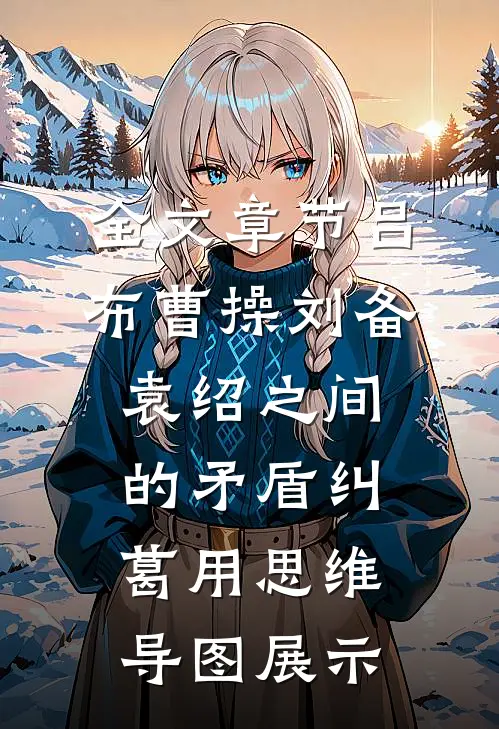 全文章节吕布曹操刘备袁绍之间的矛盾纠葛用思维导图展示