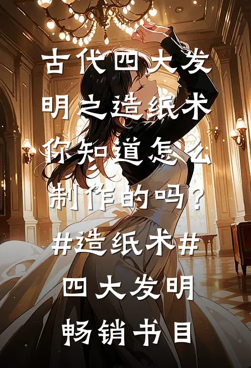 古代四大发明之造纸术，你知道怎么制作的吗？#造纸术#四大发明畅销书目