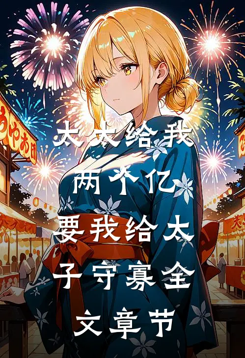 太太给我两个亿，要我给太子守寡全文章节