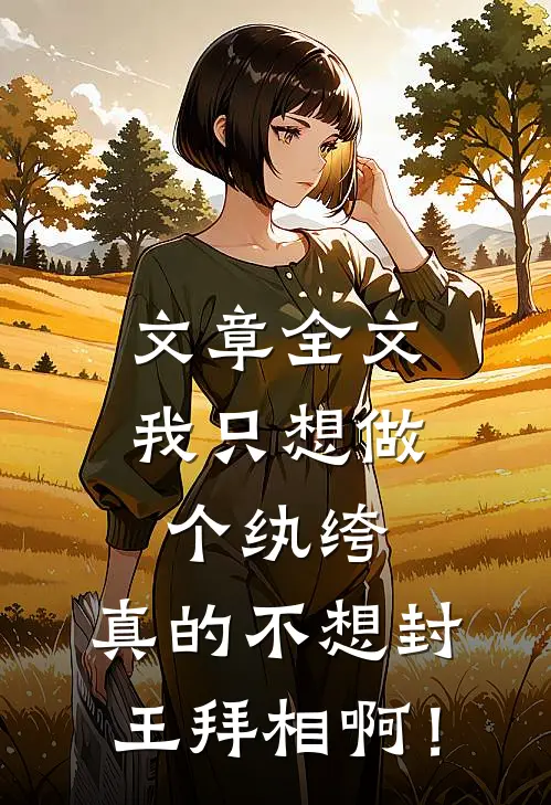 文章全文我只想做个纨绔，真的不想封王拜相啊！