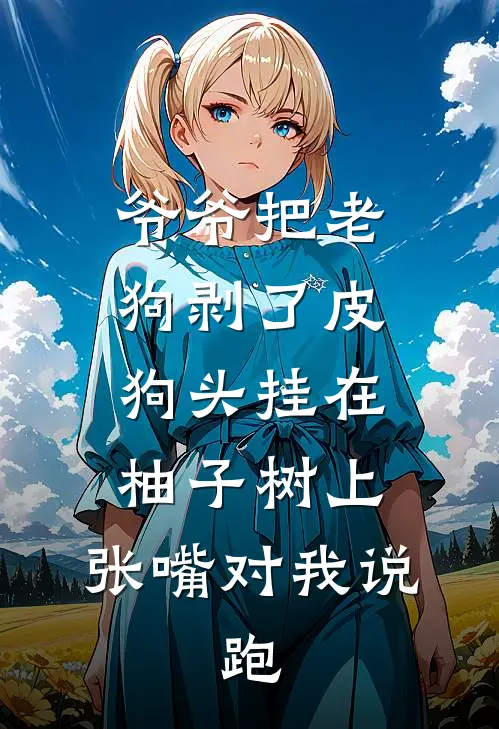 爷爷把老狗剥了皮，狗头挂在柚子树上，张嘴对我说：跑