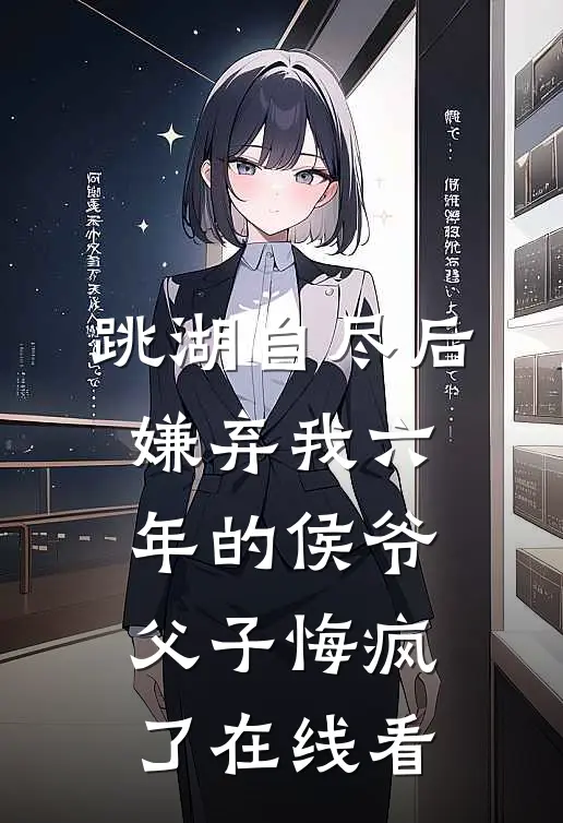 跳湖自尽后，嫌弃我六年的侯爷父子悔疯了在线看