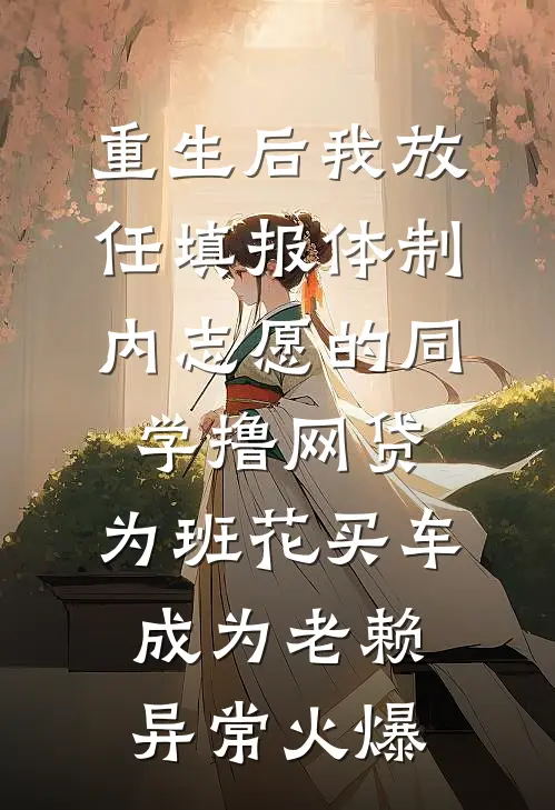 重生后我放任填报体制内志愿的同学撸网贷，为班花买车成为老赖异常火爆