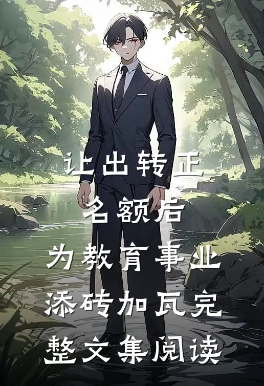 让出转正名额后，为教育事业添砖加瓦完整文集阅读
