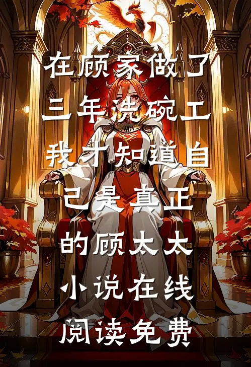 在顾家做了三年洗碗工，我才知道自己是真正的顾太太小说在线阅读免费