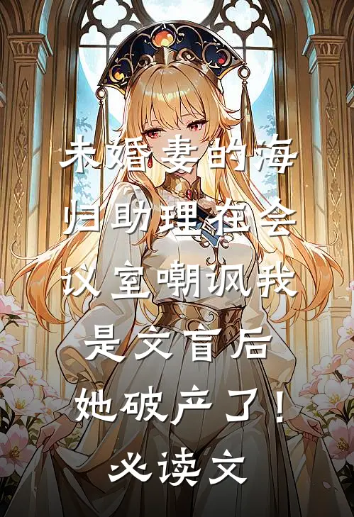 未婚妻的海归助理在会议室嘲讽我是文盲后，她破产了！必读文