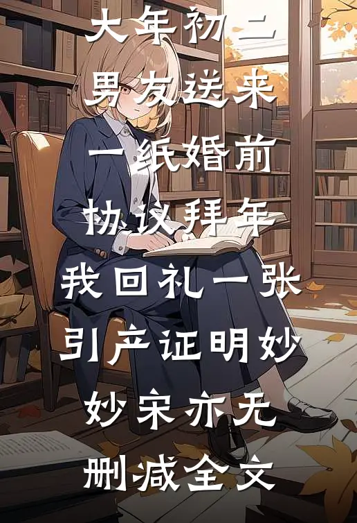 大年初二男友送来一纸婚前协议拜年，我回礼一张引产证明妙妙宋亦无删减全文