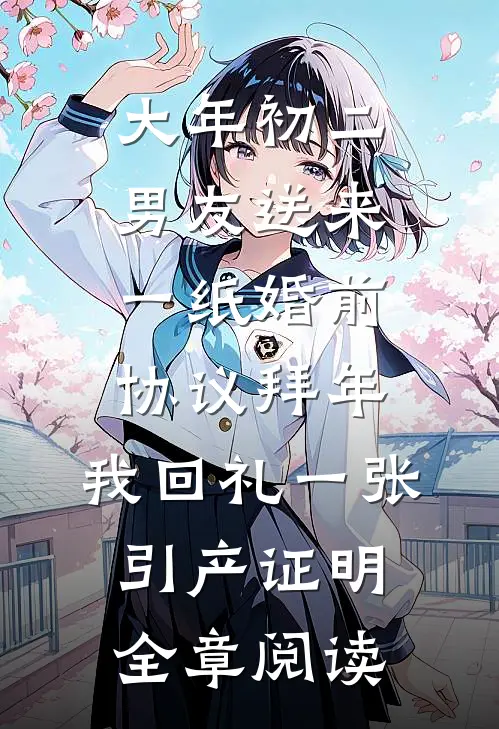 大年初二男友送来一纸婚前协议拜年，我回礼一张引产证明全章阅读