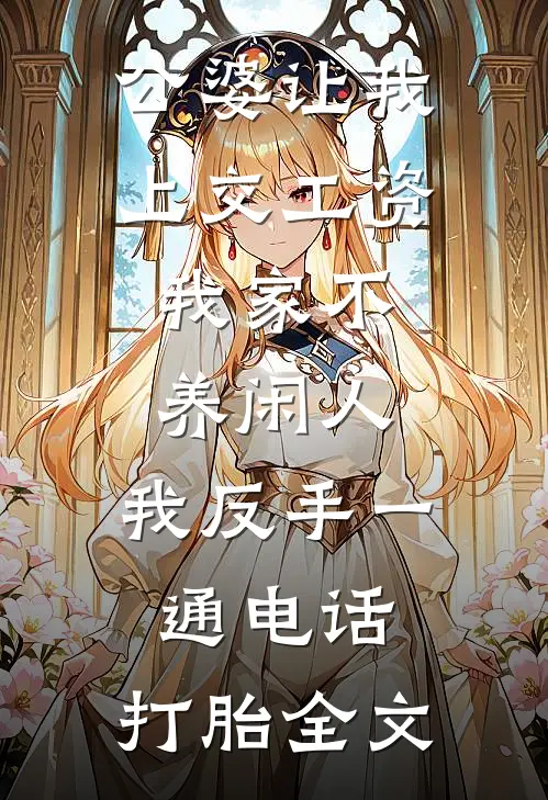 公婆让我上交工资：我家不养闲人，我反手一通电话：打胎全文