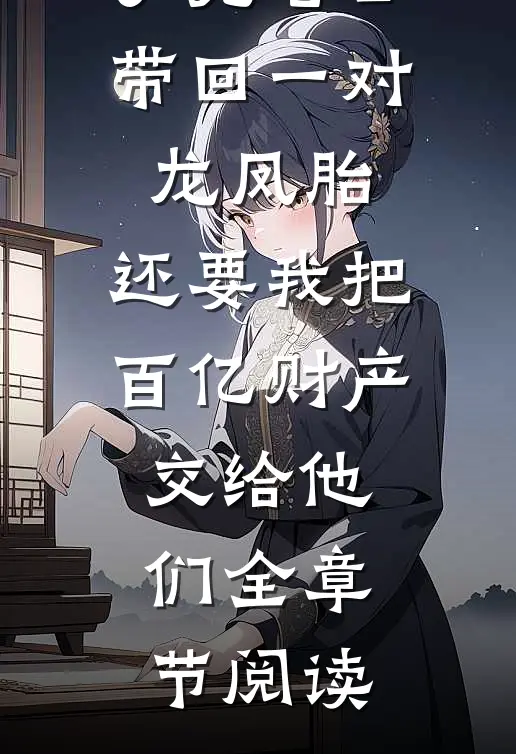 丁克老公带回一对龙凤胎，还要我把百亿财产交给他们全章节阅读