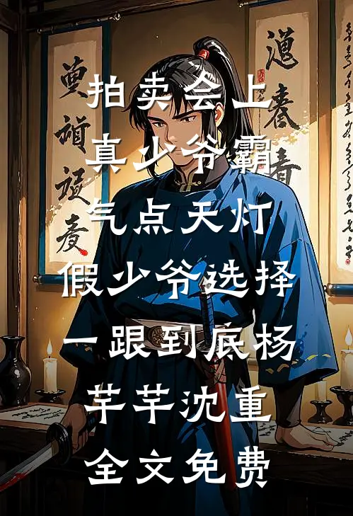 拍卖会上真少爷霸气点天灯，假少爷选择一跟到底杨芊芊沈重全文免费