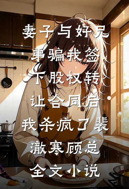 妻子与好兄弟骗我签下股权转让合同后，我杀疯了裴澈寒顾总全文小说