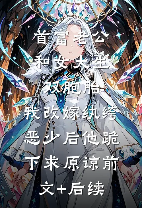 首富老公和女大生双胞胎，我改嫁纨绔恶少后他跪下求原谅前文+后续
