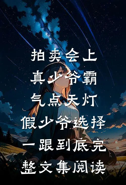 拍卖会上真少爷霸气点天灯，假少爷选择一跟到底完整文集阅读
